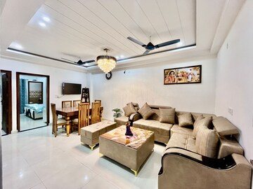 Living Room in 3 BHK Builder Floor at Peer Mucchalla – for Sale