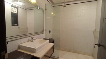 Bathroom in 3 BHK Apartment at Greater Kailash I – for Rent