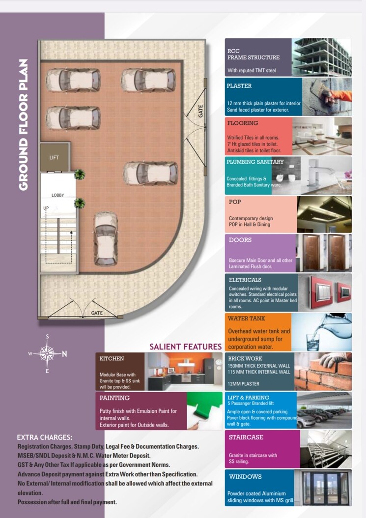 Exterior View, nagpur airport 2.5 Bedroom 1050 Sq.Ft. Apartment In Nagpur Airport Nagpur 8415439