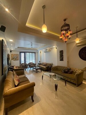 Living Room in 5 BHK Independent House at Maharani Bagh – for Sale