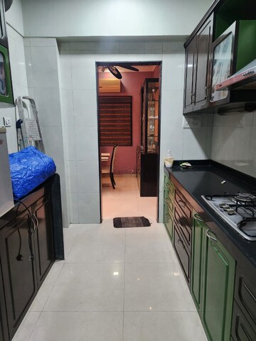 Kitchen in 3 BHK Apartment at Ashar Residency, Pokhran Road No 2 – for Sale