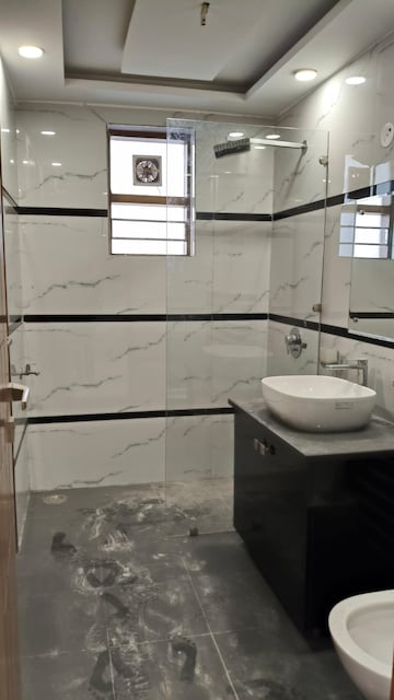 Attached Bathroom in 3 BHK Builder Floor at Sector 15a – for Rent