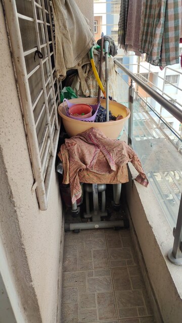 Balcony in 3 BHK Apartment at Centro Mhada, Pimpri – for Rent