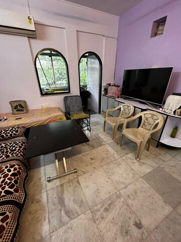 Living Room in 1 BHK Apartment at Ajit Mansion, Vile Parle East – for Rent