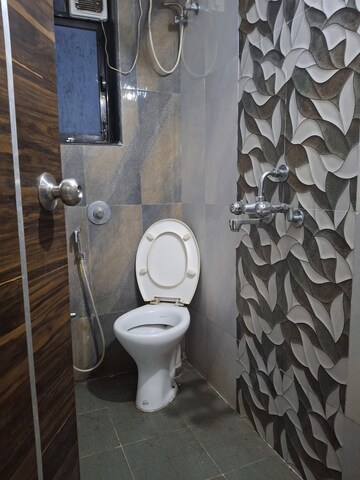 Bathroom in 1 BHK Apartment at Tulsi Aura Mumbai, Ghansoli – for Rent
