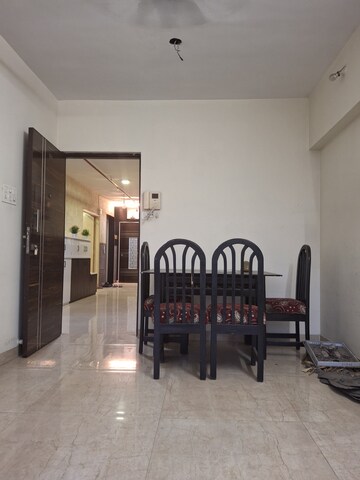 Living Room in 1 BHK Apartment at Tulsi Aura Mumbai, Ghansoli – for Rent
