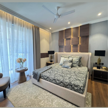 Bedroom in 4 BHK Builder Floor at Unitech South City 1, South City 1 – for Sale