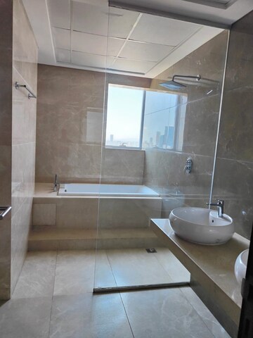 Bathroom in 4 BHK Apartment at Bombay Realty Island City Center, Dadar East – for Rent