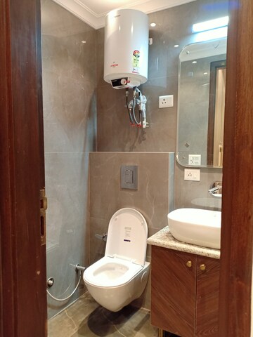 Bathroom in 2 BHK Apartment at Malviya Nagar – for Rent