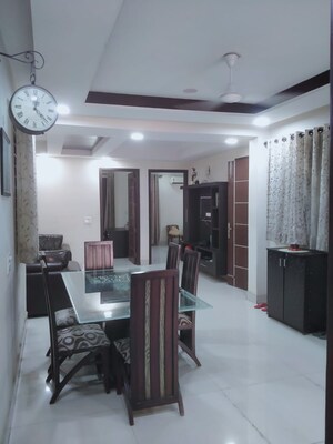 Living Room in 4 BHK Builder Floor at Paryavaran Complex – for Sale
