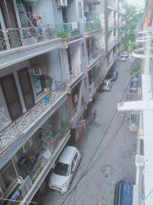 Balcony in 4 BHK Builder Floor at Paryavaran Complex – for Sale