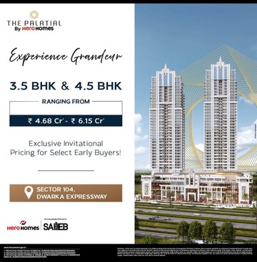 3 BHK Apartment For Sale in Hero Homes Gurgaon, Sector 104