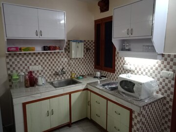 Kitchen in 1 RK Apartment at Defence Colony – for Rent