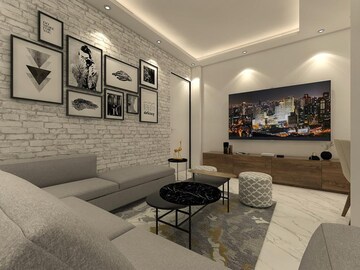 Living Room in 3 BHK Apartment at Malviya Nagar – for Sale
