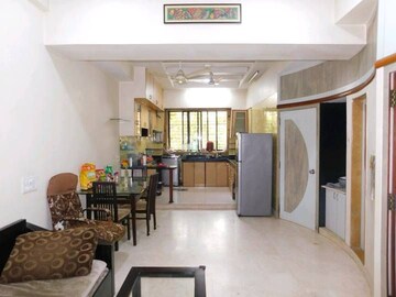 Living Room in 1 BHK Apartment at Mayfair JVPD 1, Vile Parle West – for Rent