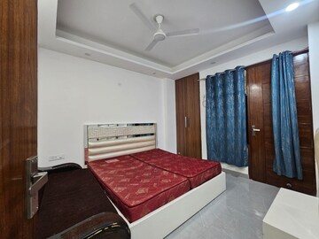 Bedroom in 3 BHK Builder Floor at Freedom Fighters Enclave – for Rent