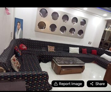 Living Room in 4 BHK Apartment at Thaltej – for Rent