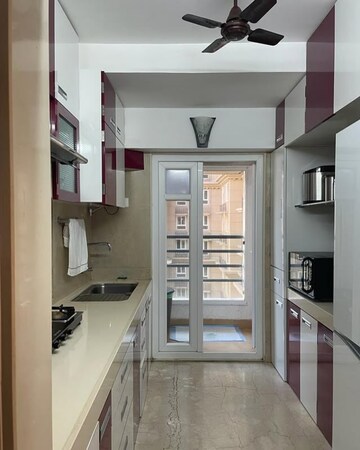 Kitchen in 4 BHK Apartment at Bhoomi Celestia, Kanch Pada – for Rent