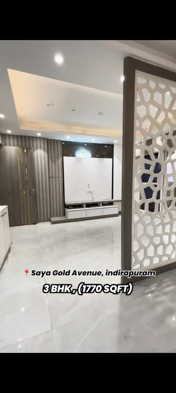 Bathroom in 3 BHK Apartment at Saya Gold Avenue, Vaibhav Khand – for Sale