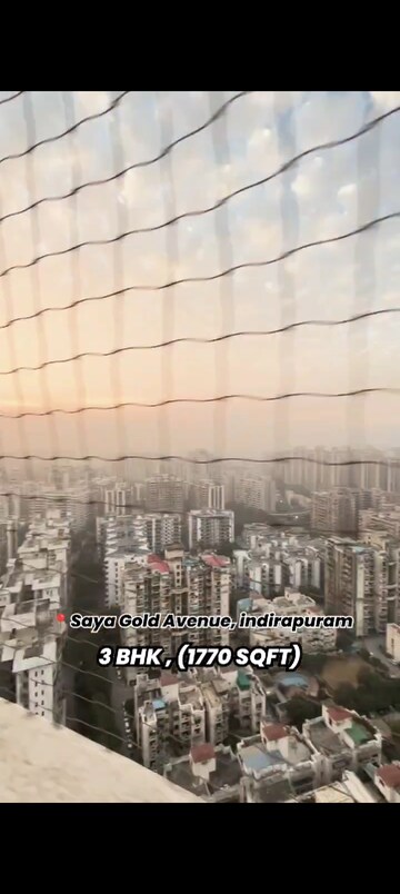 3 BHK Apartment – Exterior View View at Saya Gold Avenue, Vaibhav Khand - for Sale