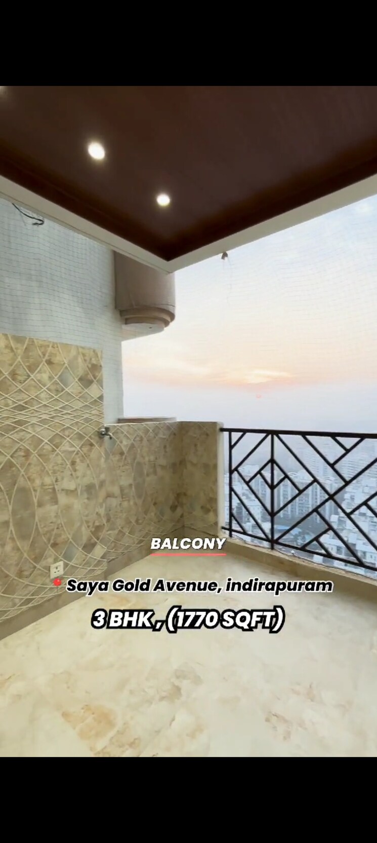 Bedroom, saya-gold-avenue 3 Bedroom 1760 Sq.Ft. Apartment In Vaibhav Khand Ghaziabad 8417170