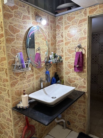 Bathroom in 2 BHK Apartment at Madhav Sansar, Kalyan West – for Rent