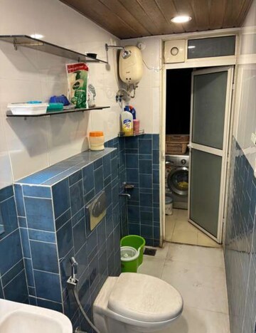 Bathroom in 3 BHK Apartment at Lodha Amara, Kolshet Road – for Rent