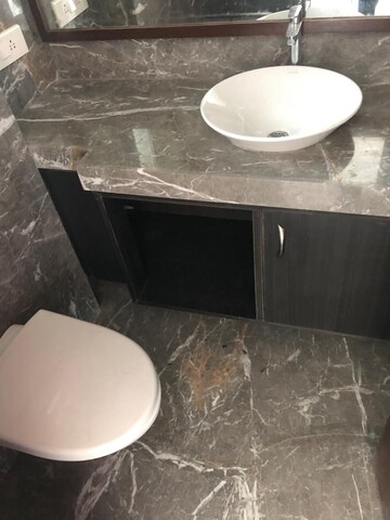 Bathroom in 2 BHK Apartment at Enpar Lotus 101 Worli Residences, Lower Parel – for Rent