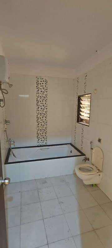 Bathroom in 3 BHK Apartment at Seawoods – for Rent