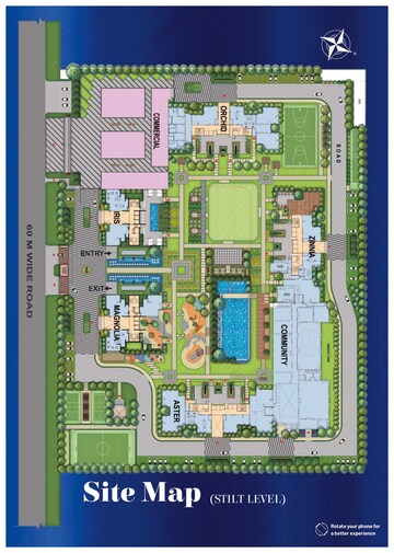 Master Plan in 3 BHK Apartment at SKA Estate, Eta Ii Greater Noida – for Sale