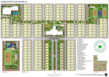 Master Plan in 3 BHK Villa at Aurobindo Sansa County, Peeranchuruvu – for Sale