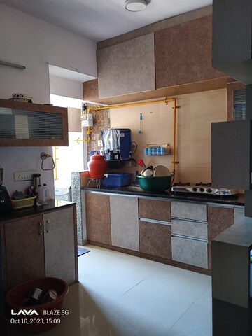 Kitchen in 2 BHK Apartment at Sahaj Solarium, Vasna – for Rent