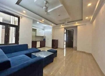 Living Room in 2 BHK Builder Floor at Freedom Fighters Enclave – for Rent