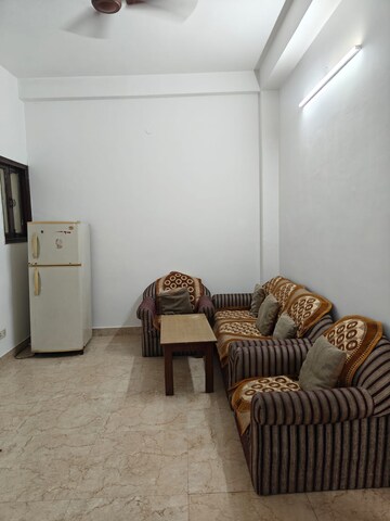 Living Room in 1 RK Builder Floor at Freedom Fighters Enclave – for Rent