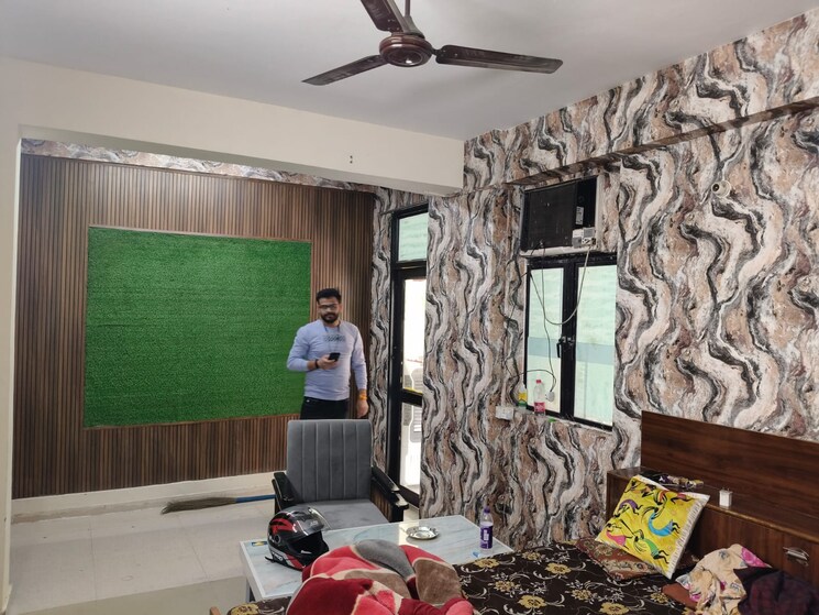 Living Room, devika-skypers 1 Bedroom 750 Sq.Ft. Apartment In Raj Nagar Extension Ghaziabad 8418228