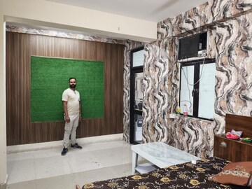 Balcony in 1 BHK Apartment at Devika Skypers, Raj Nagar Extension – for Rent