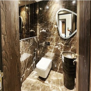 Attached Bathroom in 4 BHK Builder Floor at Shalimar Bagh – for Sale