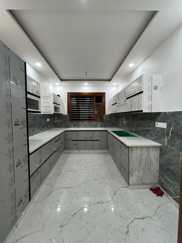 Kitchen in 3 BHK Builder Floor at Sainik Colony – for Sale