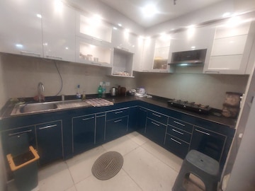 Kitchen in 3 BHK Apartment at Rishita Manhattan, Gomti Nagar – for Rent