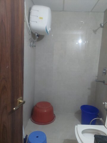 Bathroom in 3 BHK Apartment at Rishita Manhattan, Gomti Nagar – for Rent