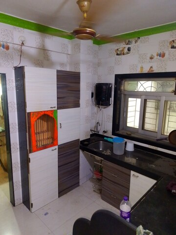 Master Bedroom in 1 BHK Apartment at Bhakti Society, Kalwa – for Rent