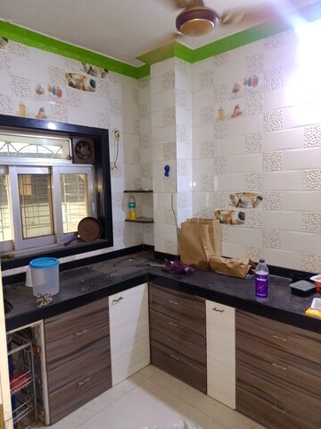 Kitchen in 1 BHK Apartment at Bhakti Society, Kalwa – for Rent