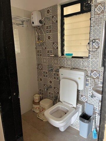 Bathroom in 2 BHK Apartment at Dosti Vihar, Samata Nagar – for Rent