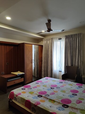 Bedroom in 4 BHK Apartment at Clover Majestic Towers, Paanduranga Puram – for Rent