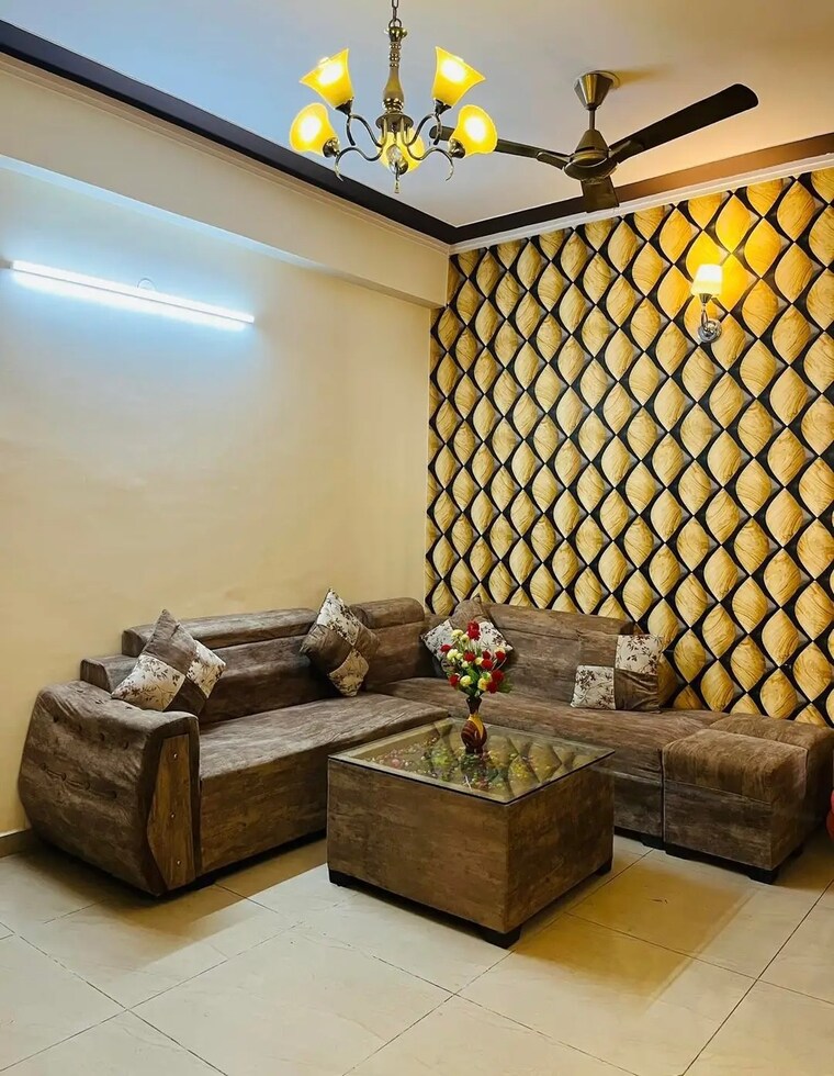 Living Room, gaur-city-2-11th-avenue 3 Bedroom 1385 Sq.Ft. Apartment In Sector 16c Greater Noida Greater Noida 8418595