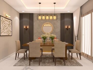 Living Room in 2.5 BHK Apartment at Microtek Greenburg, Sector 86 – for Rent