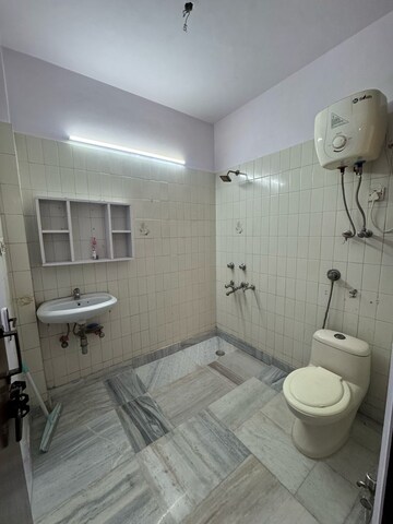 Bathroom in 2 BHK Builder Floor at Shivalik Colony – for Rent
