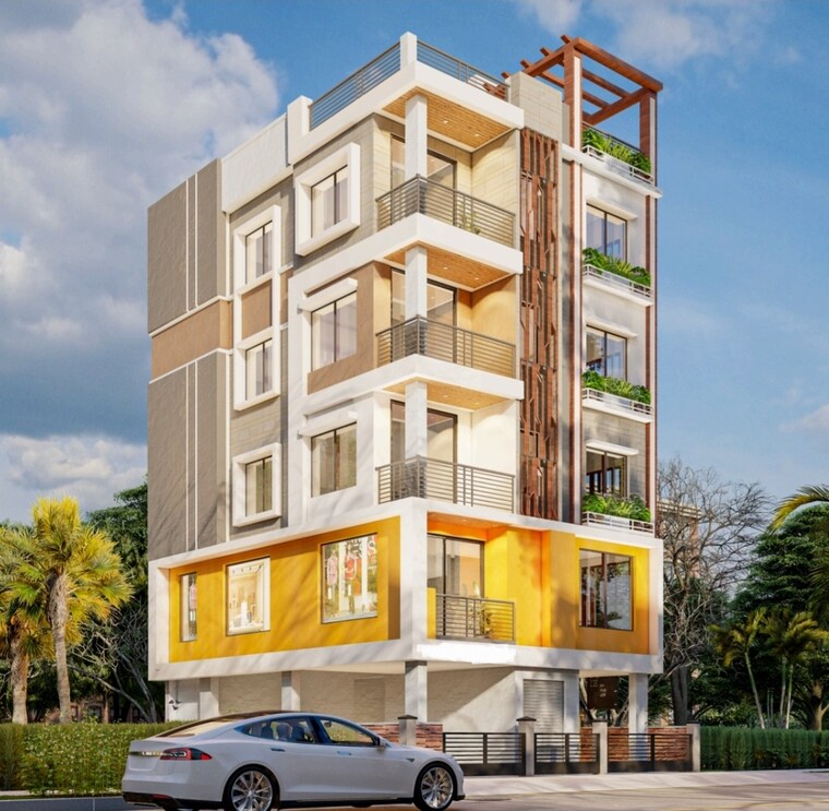 Exterior View, new town 3 Bedroom 1277 Sq.Ft. Apartment In New Town Kolkata 8418698