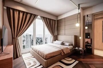 Bedroom in 3 BHK Apartment at Techno Aakasa, Worli – for Sale