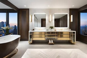 Bedroom in 5 BHK Apartment at Avighna Nishika Elysium, Worli – for Sale